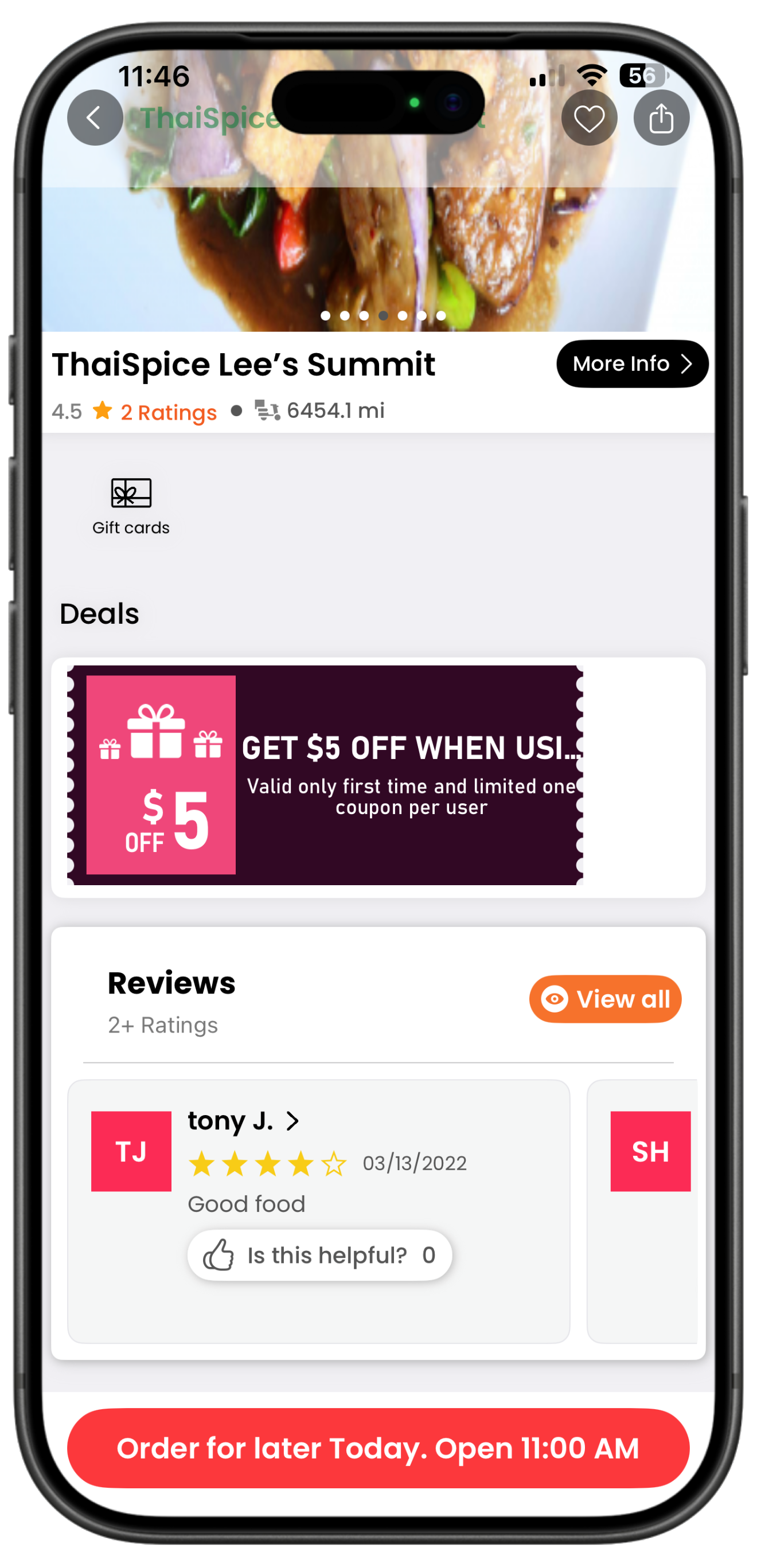 eatstations app screen